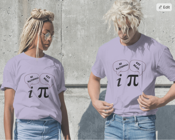Unisex Oversized Standard T-Shirt - Real Vs Imaginary - Image 5