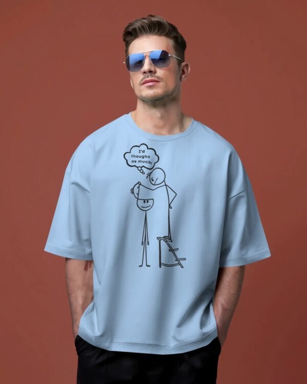 Unisex Oversized Classic T-Shirt - No Brains - Image 5