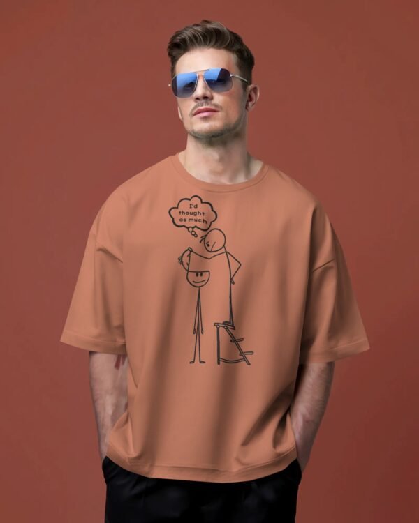 Unisex Oversized Classic T-Shirt - No Brains - Image 8