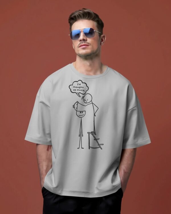 Unisex Oversized Classic T-Shirt - No Brains - Image 11