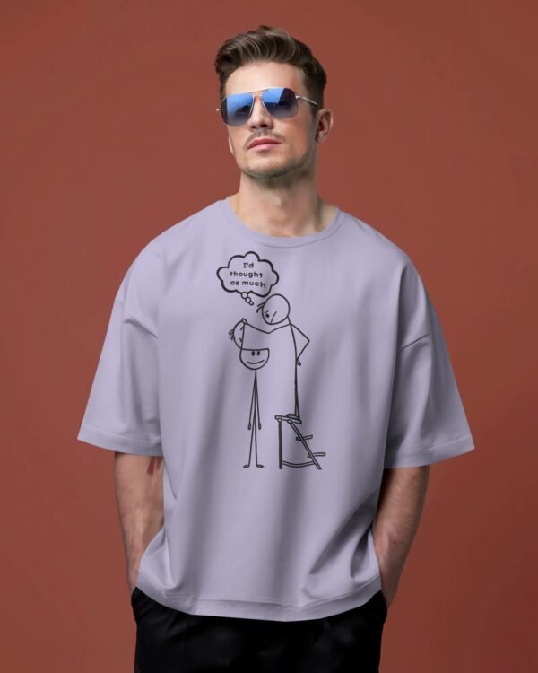 Unisex Oversized Classic T-Shirt - No Brains - Image 9