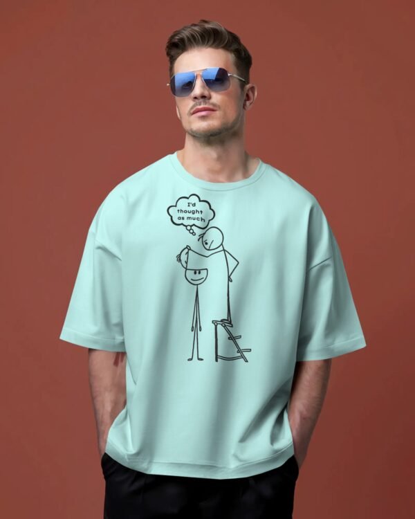 Unisex Oversized Classic T-Shirt - No Brains - Image 7