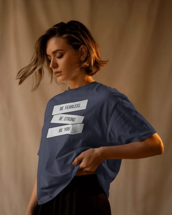 Unisex Oversized Classic T-Shirt - Be Fearless - Image 8