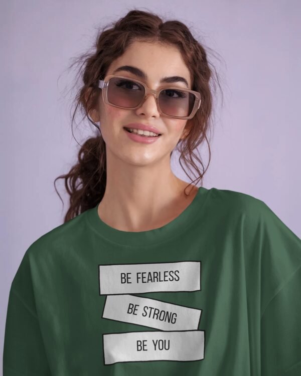 Unisex Oversized Classic T-Shirt - Be Fearless - Image 3