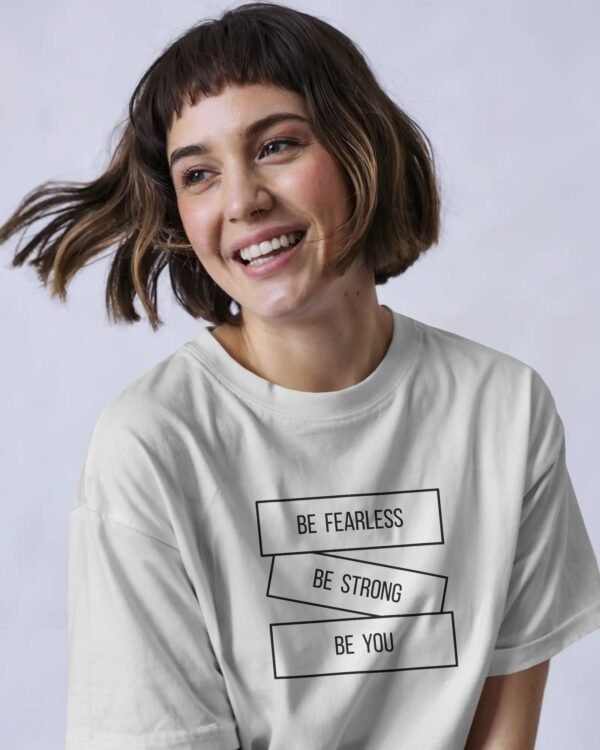 Unisex Oversized Classic T-Shirt - Be Fearless - Image 12