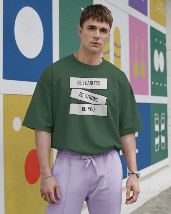 Unisex Oversized Classic T-Shirt - Be Fearless - Image 2